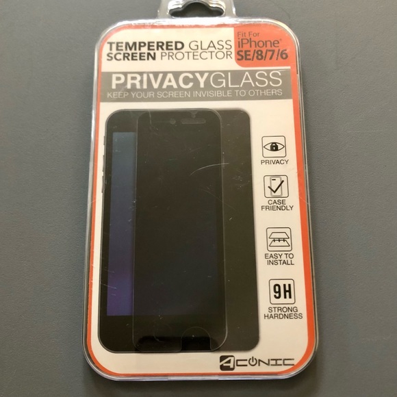 Aconic Cell Phones Accessories Tempered Glass Screen Protector Iphone Se876 Poshmark